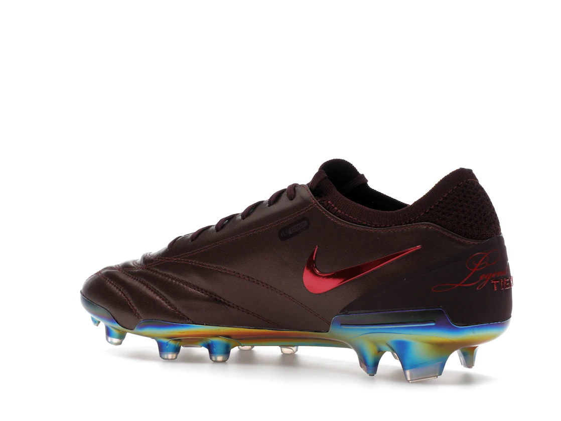 Vue 23 de Nike Tiempo Legend 10 Elite Luxe FG Montebelluna Leather Port Wine