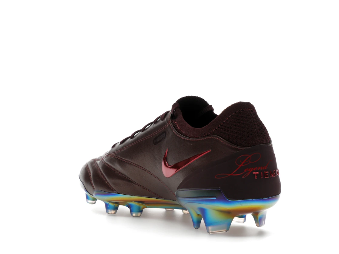 Vue 25 de Nike Tiempo Legend 10 Elite Luxe FG Montebelluna Leather Port Wine