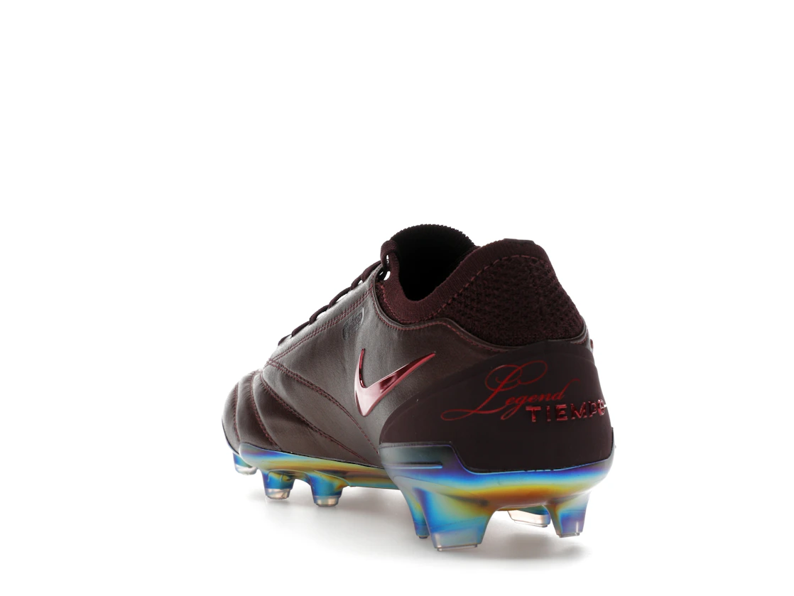 Vue 26 de Nike Tiempo Legend 10 Elite Luxe FG Montebelluna Leather Port Wine