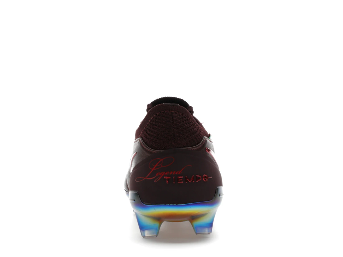 Vue 28 de Nike Tiempo Legend 10 Elite Luxe FG Montebelluna Leather Port Wine
