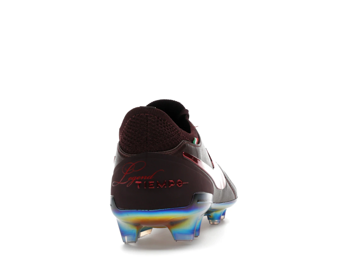 Vue 29 de Nike Tiempo Legend 10 Elite Luxe FG Montebelluna Leather Port Wine
