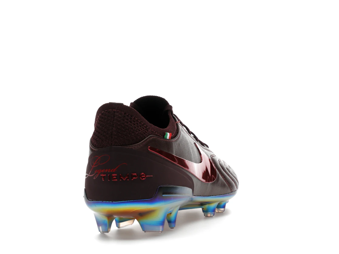 Vue 30 de Nike Tiempo Legend 10 Elite Luxe FG Montebelluna Leather Port Wine