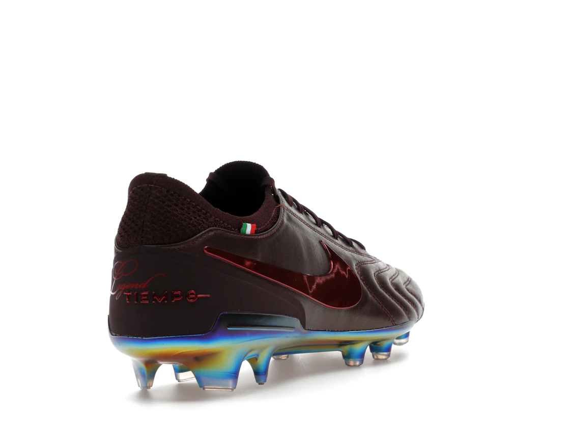 Vue 31 de Nike Tiempo Legend 10 Elite Luxe FG Montebelluna Leather Port Wine