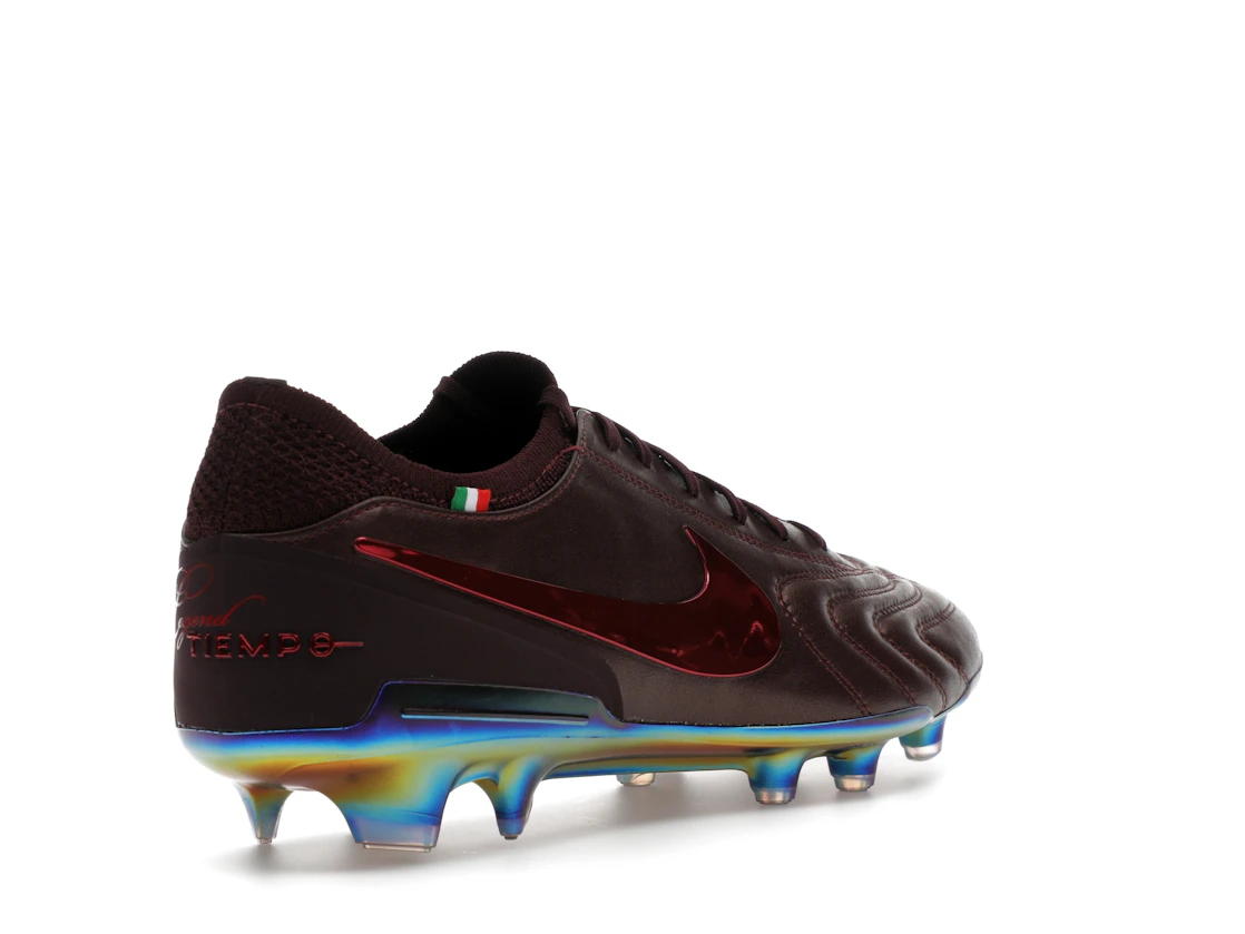 Vue 32 de Nike Tiempo Legend 10 Elite Luxe FG Montebelluna Leather Port Wine