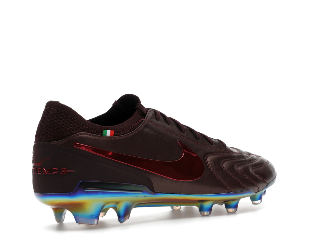 Vue 33 de Nike Tiempo Legend 10 Elite Luxe FG Montebelluna Leather Port Wine