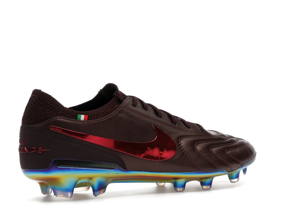 Vue 34 de Nike Tiempo Legend 10 Elite Luxe FG Montebelluna Leather Port Wine