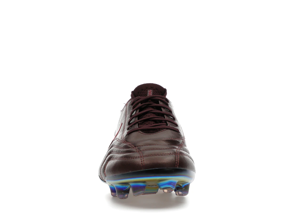 Vue 10 de Nike Tiempo Legend 10 Elite Luxe FG Montebelluna Leather Port Wine