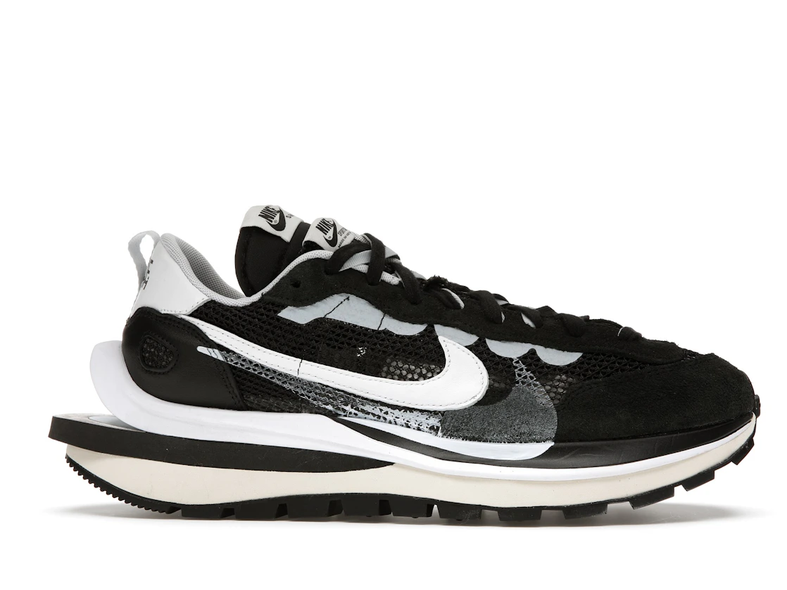 Vue 2 de Nike Vaporwaffle sacai Black White