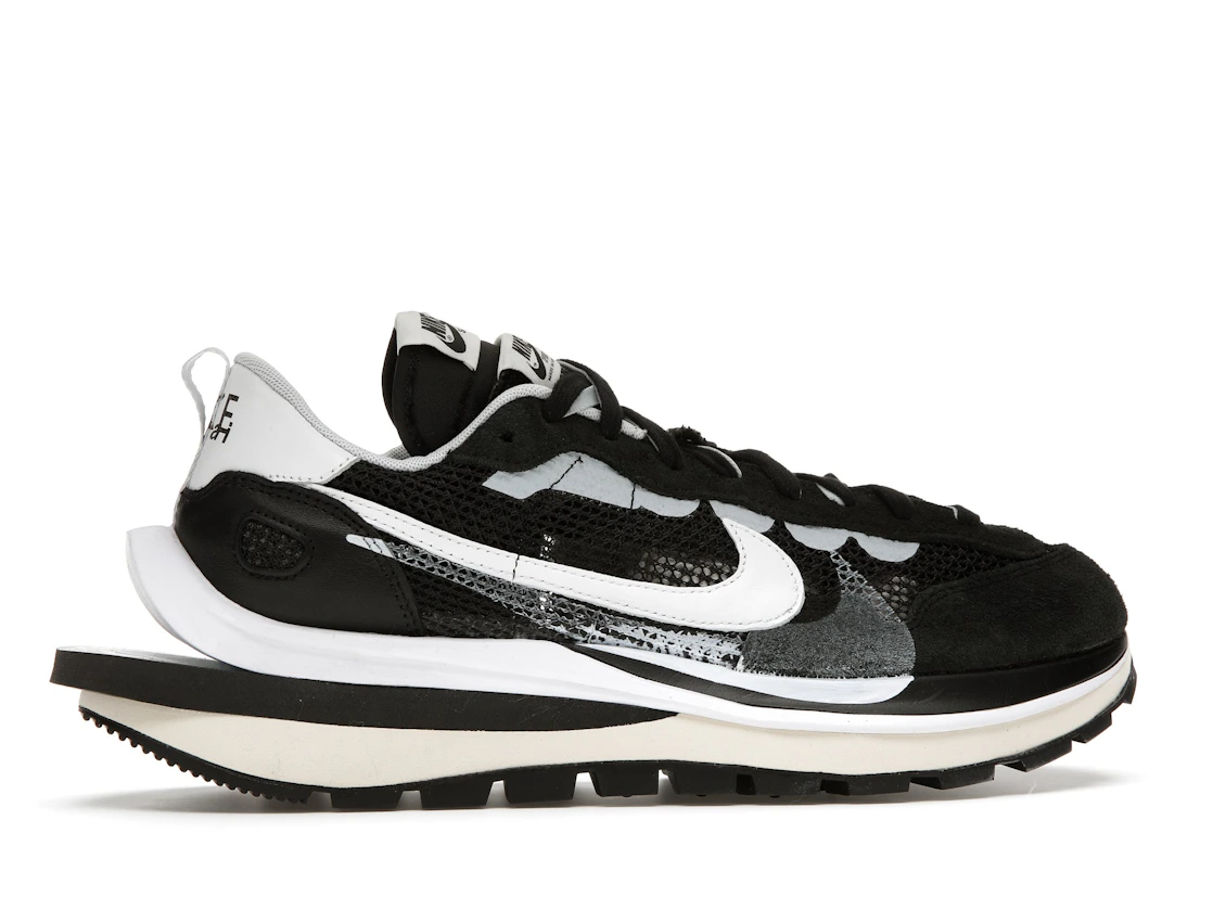 Vue 36 de Nike Vaporwaffle sacai Black White