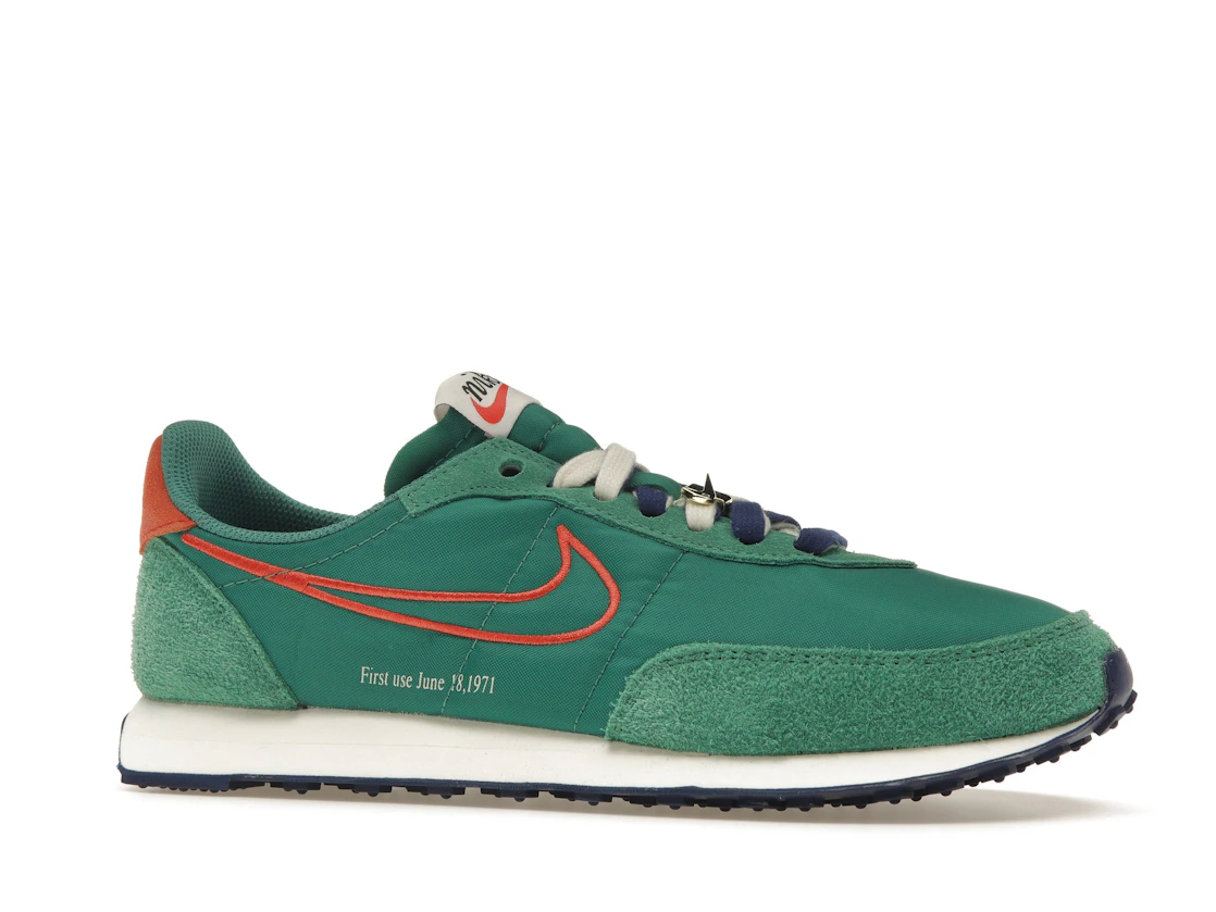 Vue 3 de Nike Waffle Trainer 2 First Use Green Noise