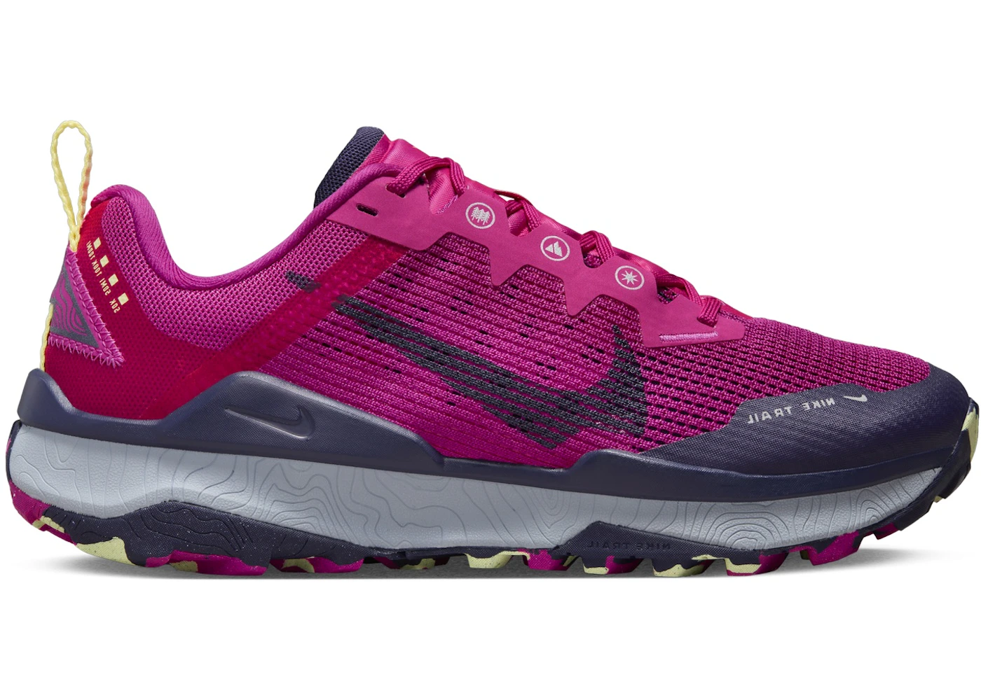 Nike Wildhorse 8 Fireberry Fierce Pink Luminous Green Purple Ink 