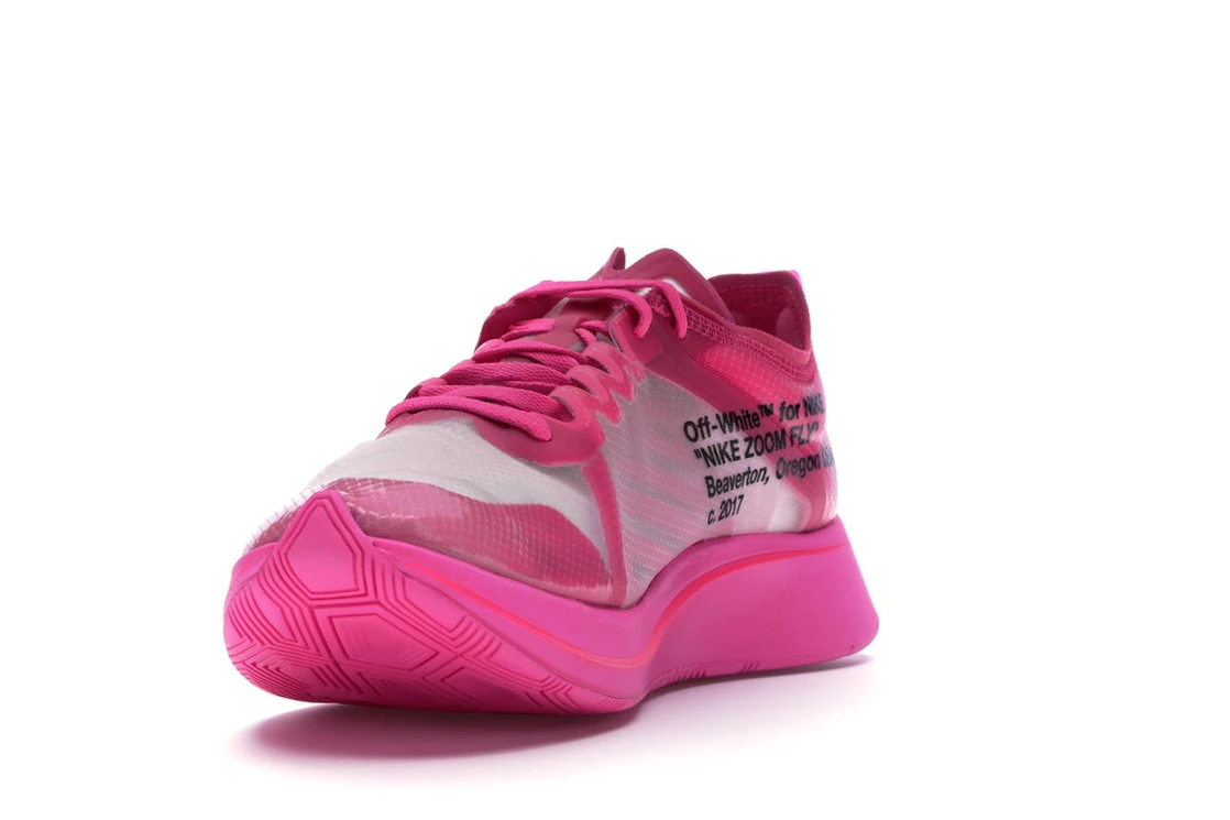 Vue 13 de Nike Zoom Fly Off-White Pink
