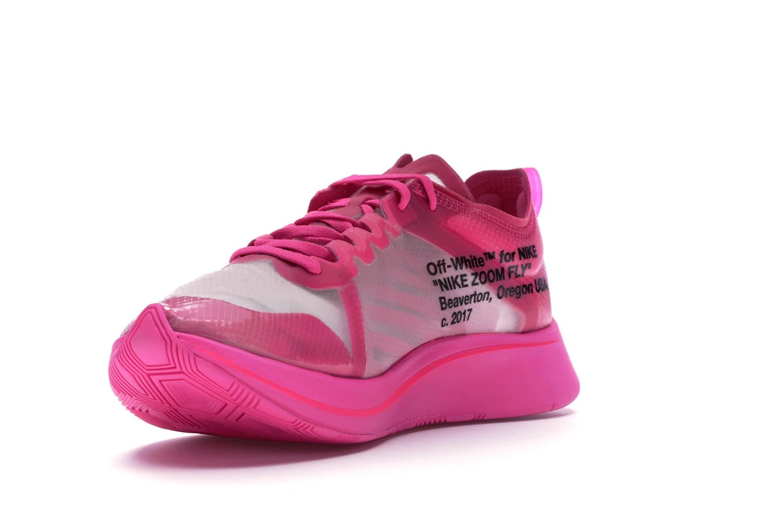 Vue 14 de Nike Zoom Fly Off-White Pink