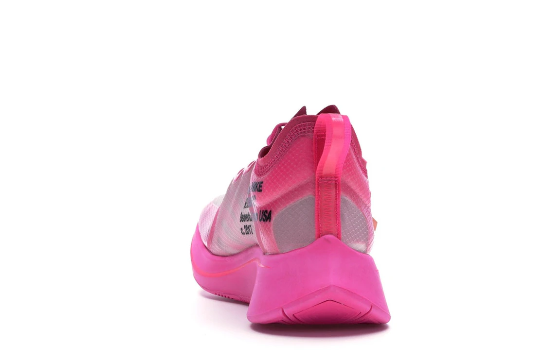 Vue 27 de Nike Zoom Fly Off-White Pink