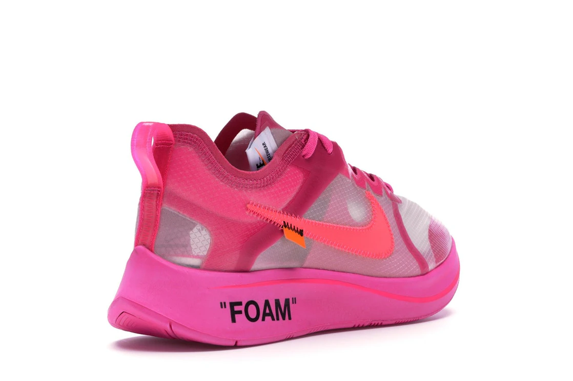 Vue 32 de Nike Zoom Fly Off-White Pink