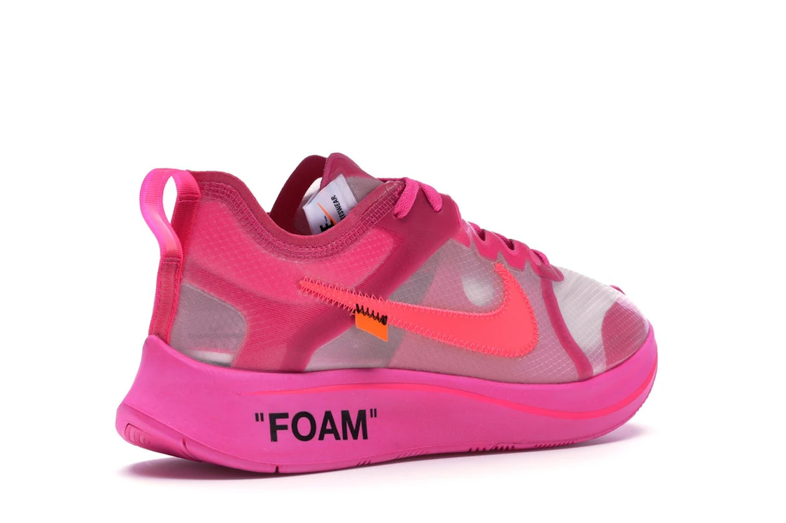 Vue 33 de Nike Zoom Fly Off-White Pink