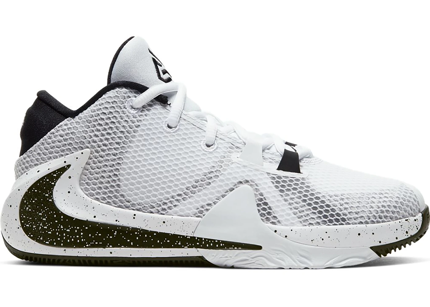 Nike Zoom Freak 1 White Black (GS)