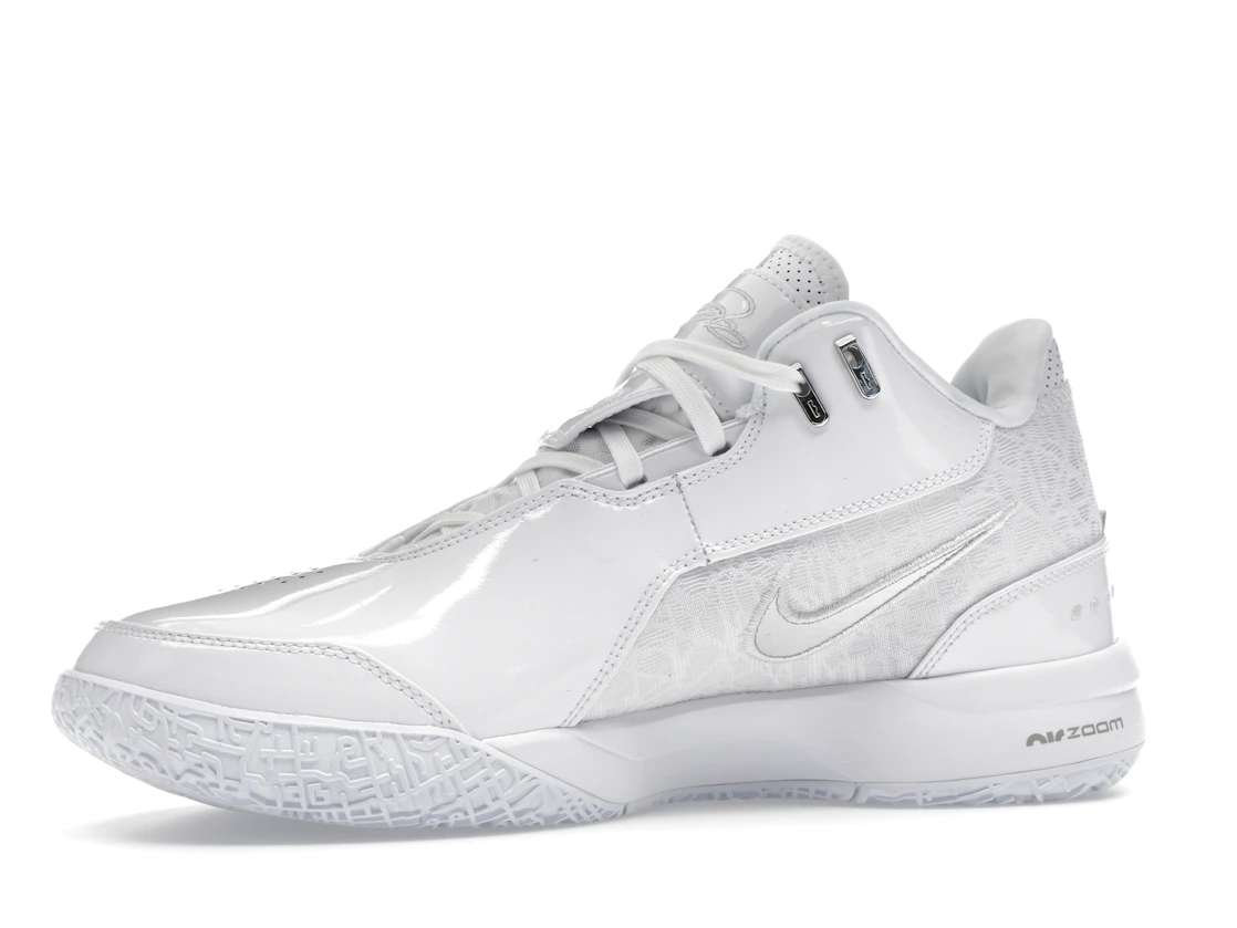 Vue 17 de Nike Zoom LeBron NXXT Gen AMPD White Silver