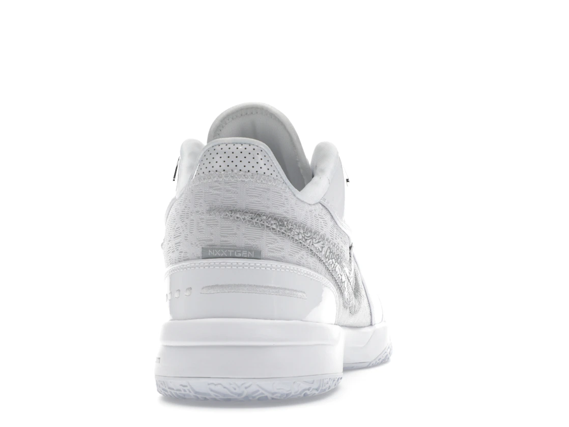 Vue 29 de Nike Zoom LeBron NXXT Gen AMPD White Silver