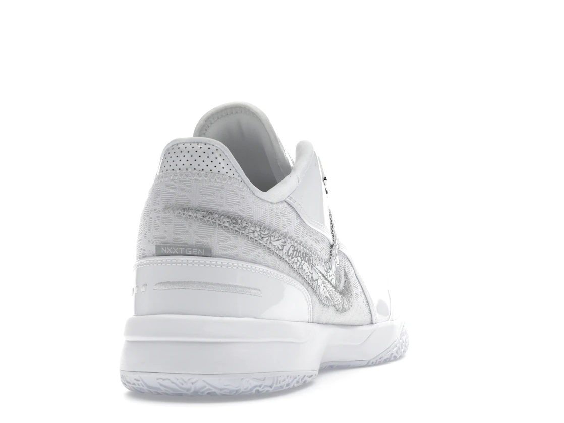 Vue 30 de Nike Zoom LeBron NXXT Gen AMPD White Silver