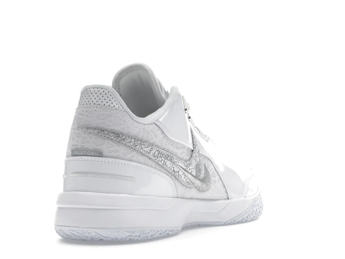 Vue 31 de Nike Zoom LeBron NXXT Gen AMPD White Silver