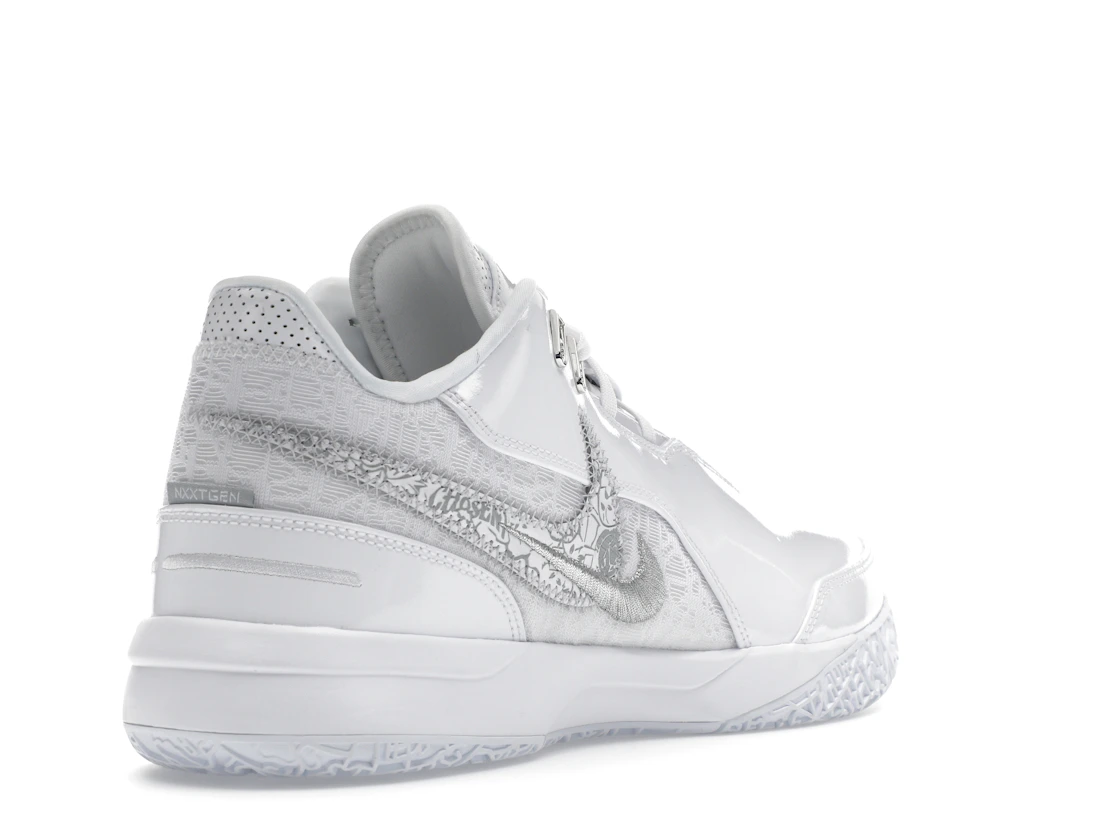 Vue 32 de Nike Zoom LeBron NXXT Gen AMPD White Silver