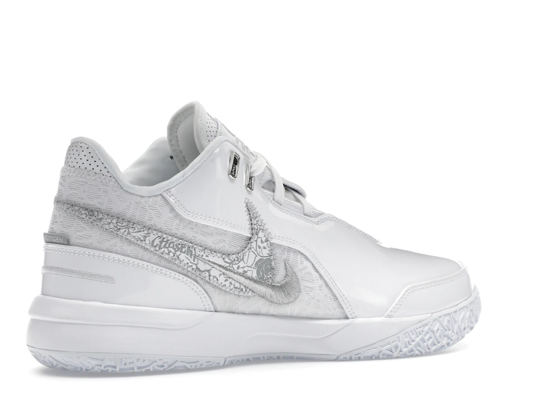 Vue 34 de Nike Zoom LeBron NXXT Gen AMPD White Silver