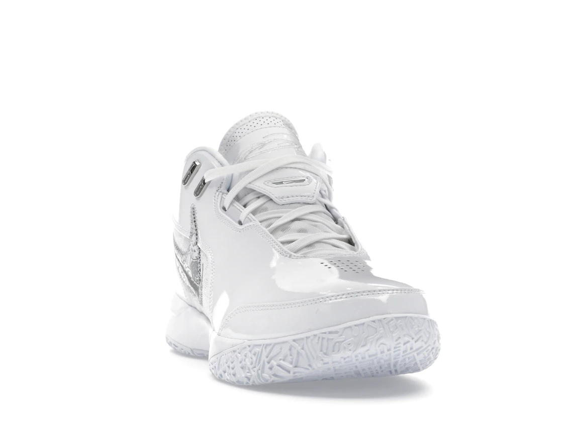 Vue 8 de Nike Zoom LeBron NXXT Gen AMPD White Silver