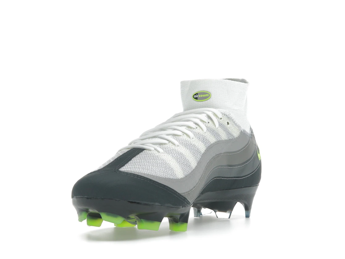 Vue 13 de Nike Zoom Mercurial Superfly 10 Elite SE FG Air Max 95 Neon