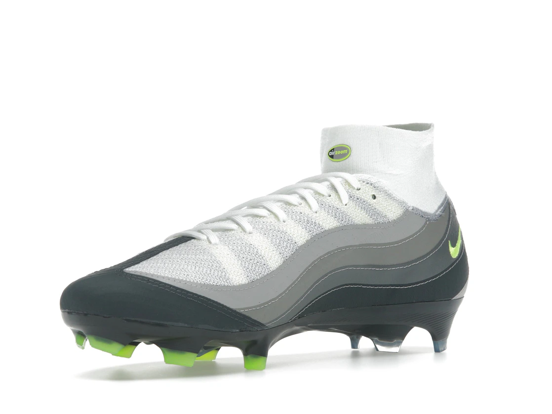 Vue 15 de Nike Zoom Mercurial Superfly 10 Elite SE FG Air Max 95 Neon