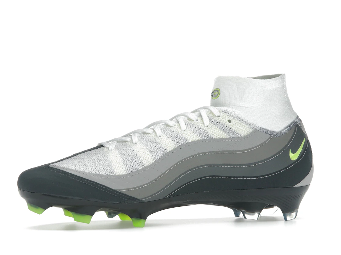 Vue 17 de Nike Zoom Mercurial Superfly 10 Elite SE FG Air Max 95 Neon