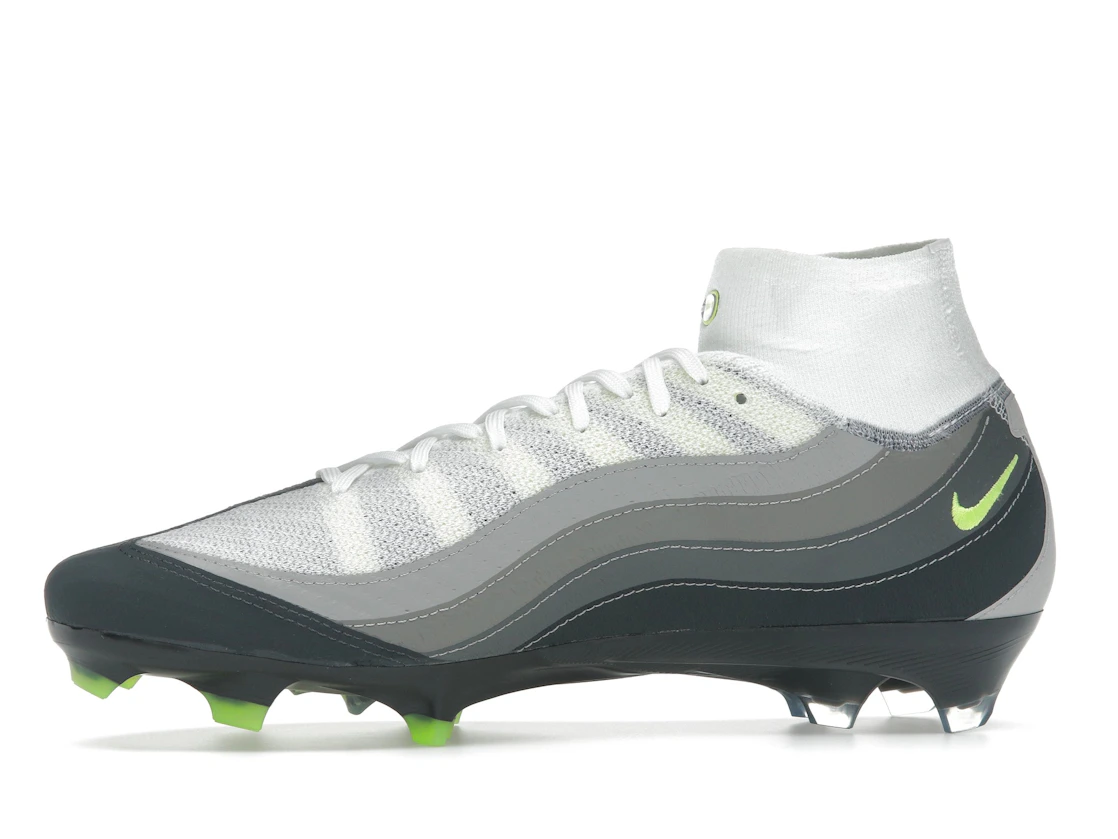 Vue 18 de Nike Zoom Mercurial Superfly 10 Elite SE FG Air Max 95 Neon