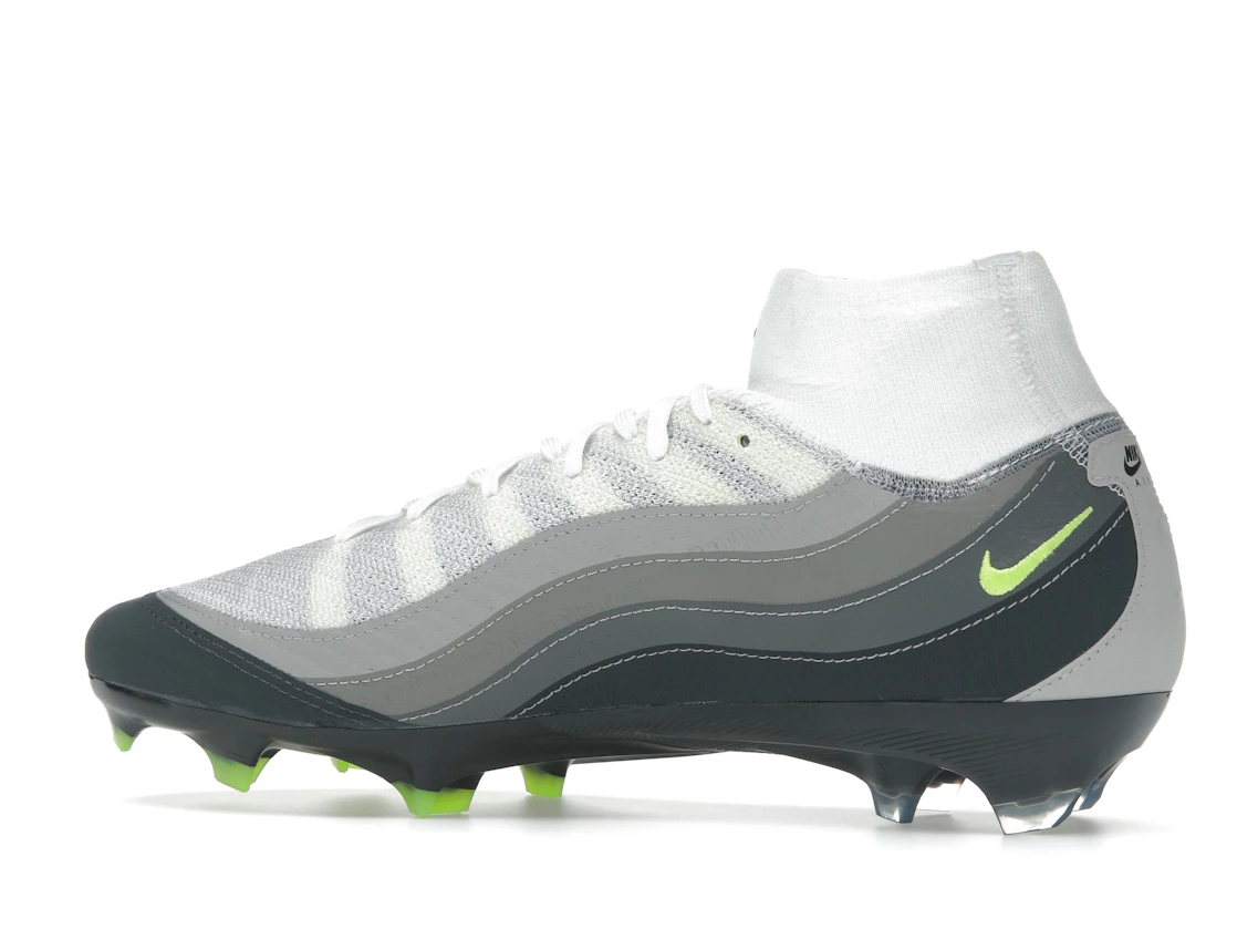 Vue 21 de Nike Zoom Mercurial Superfly 10 Elite SE FG Air Max 95 Neon