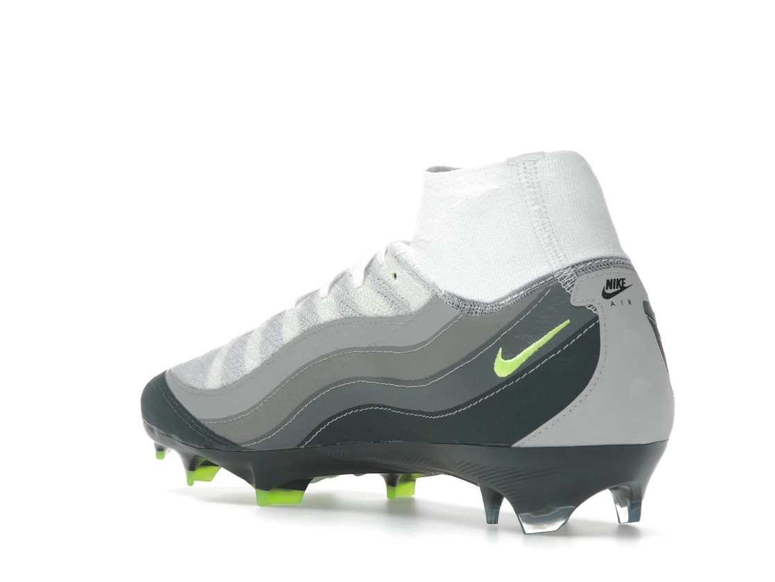 Vue 24 de Nike Zoom Mercurial Superfly 10 Elite SE FG Air Max 95 Neon