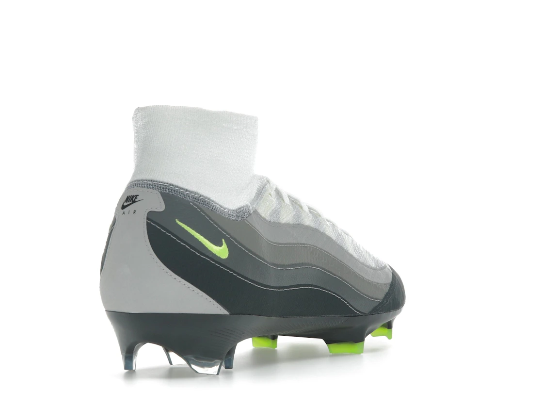 Vue 31 de Nike Zoom Mercurial Superfly 10 Elite SE FG Air Max 95 Neon