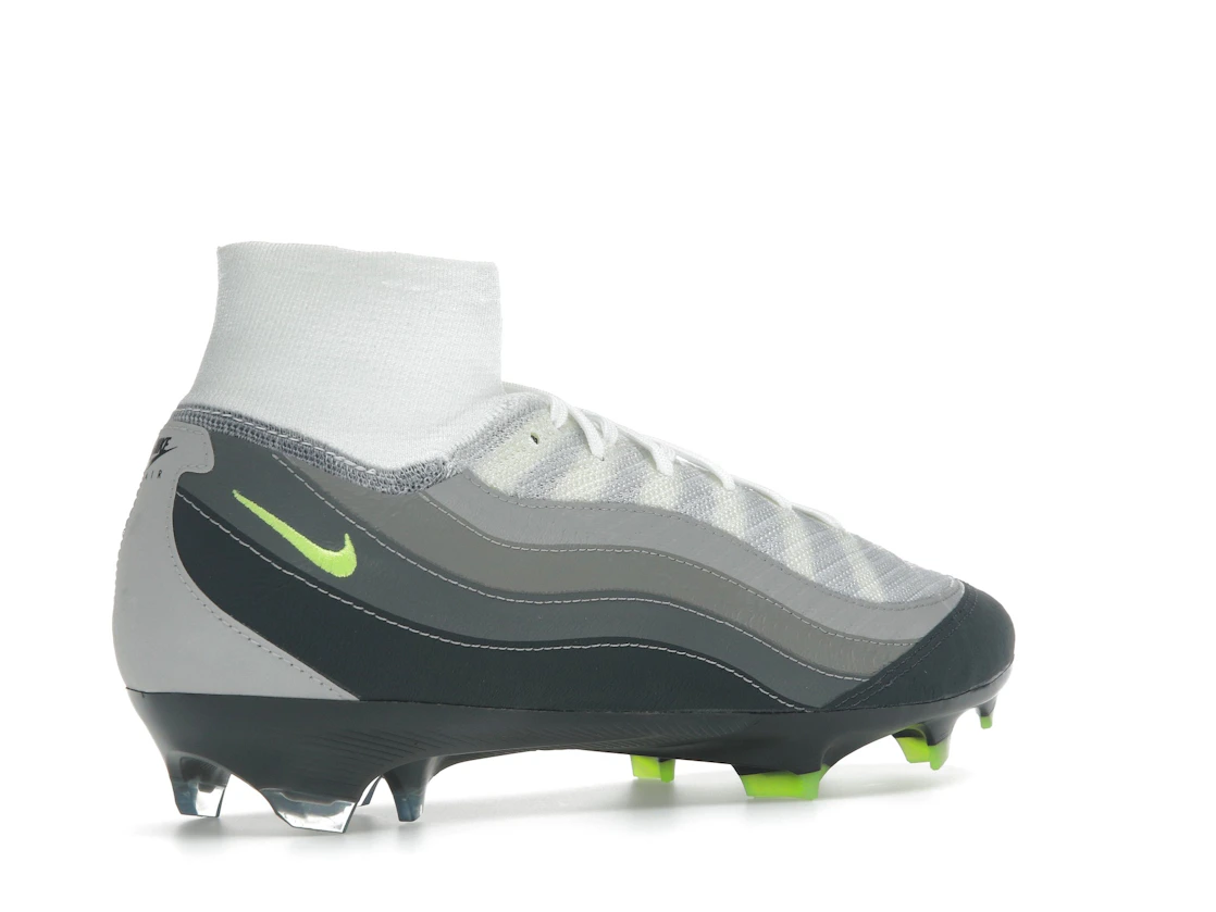 Vue 33 de Nike Zoom Mercurial Superfly 10 Elite SE FG Air Max 95 Neon