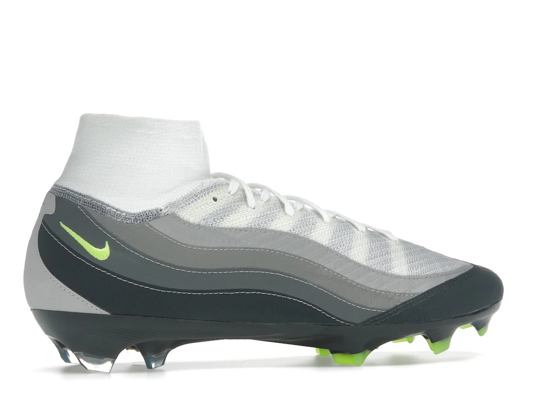 Vue 35 de Nike Zoom Mercurial Superfly 10 Elite SE FG Air Max 95 Neon