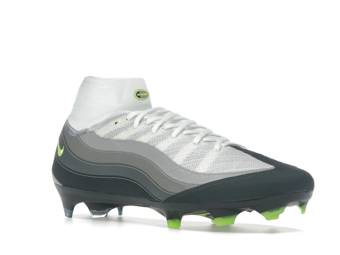 Vue 5 de Nike Zoom Mercurial Superfly 10 Elite SE FG Air Max 95 Neon