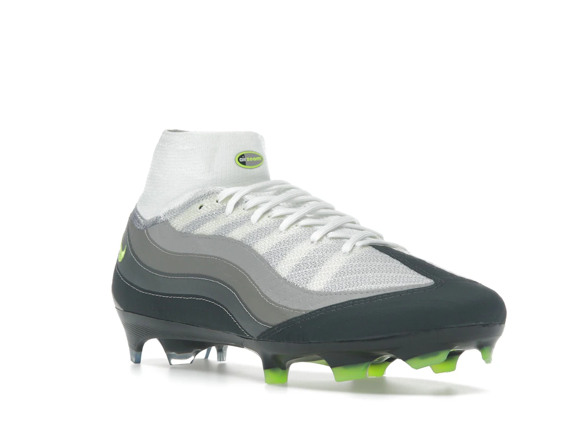 Vue 6 de Nike Zoom Mercurial Superfly 10 Elite SE FG Air Max 95 Neon