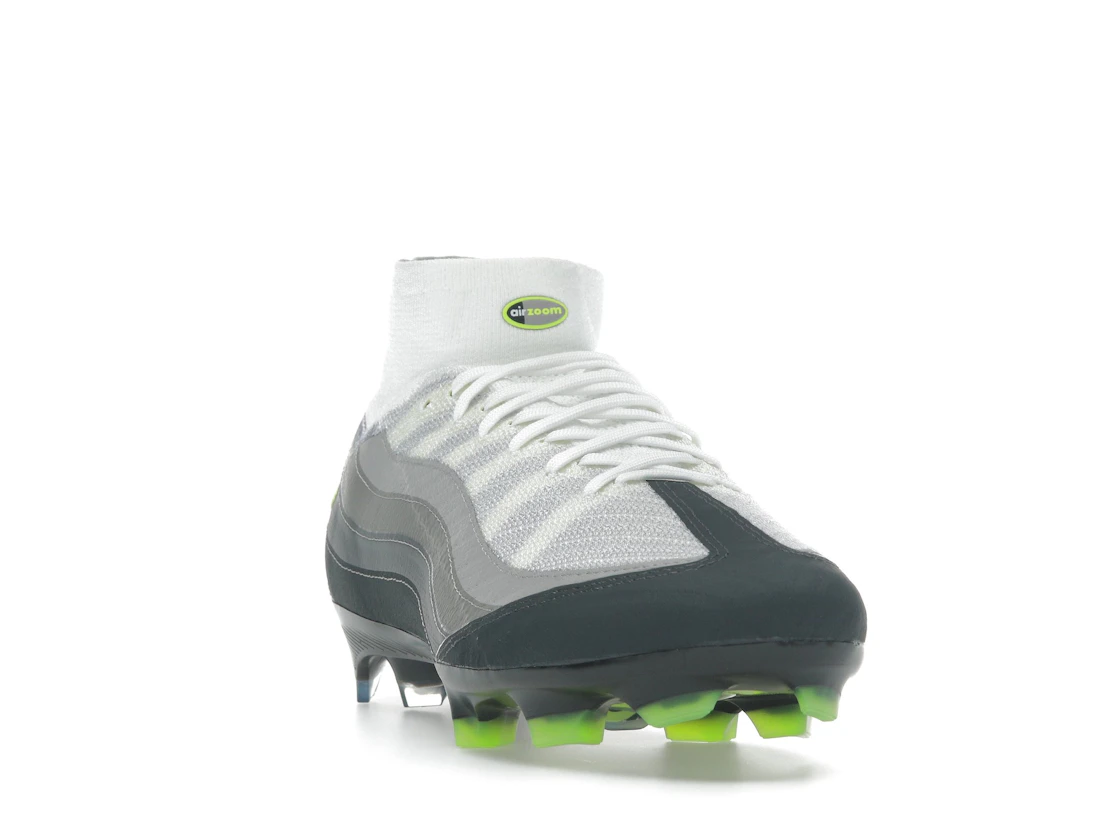 Vue 8 de Nike Zoom Mercurial Superfly 10 Elite SE FG Air Max 95 Neon