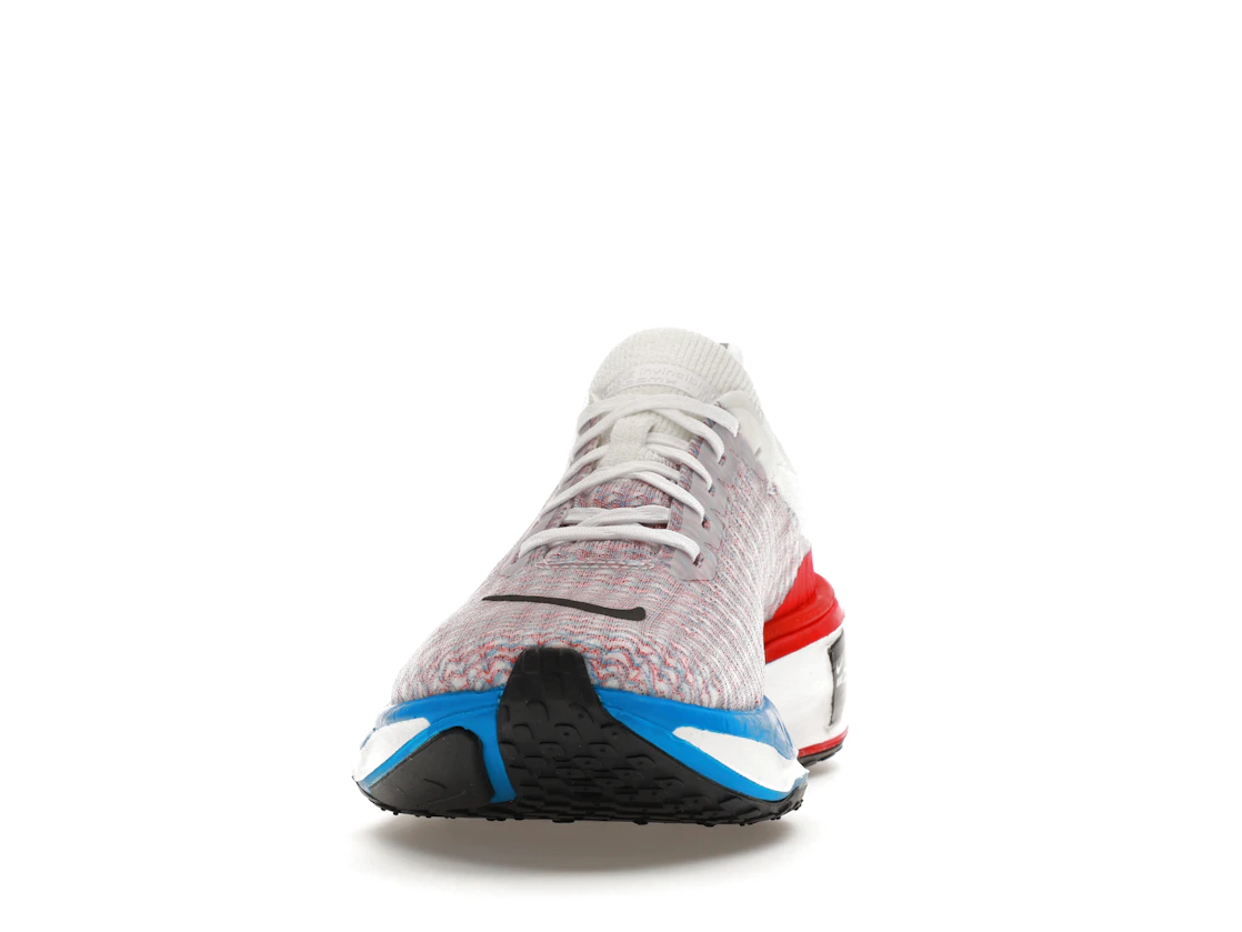 Vue 11 de Nike ZoomX Invincible Run 3 White University Red Photo Blue Black