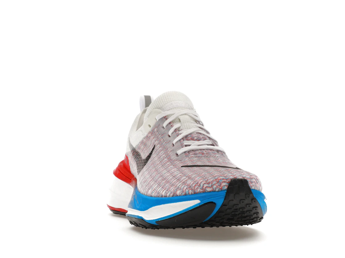 Vue 8 de Nike ZoomX Invincible Run 3 White University Red Photo Blue Black