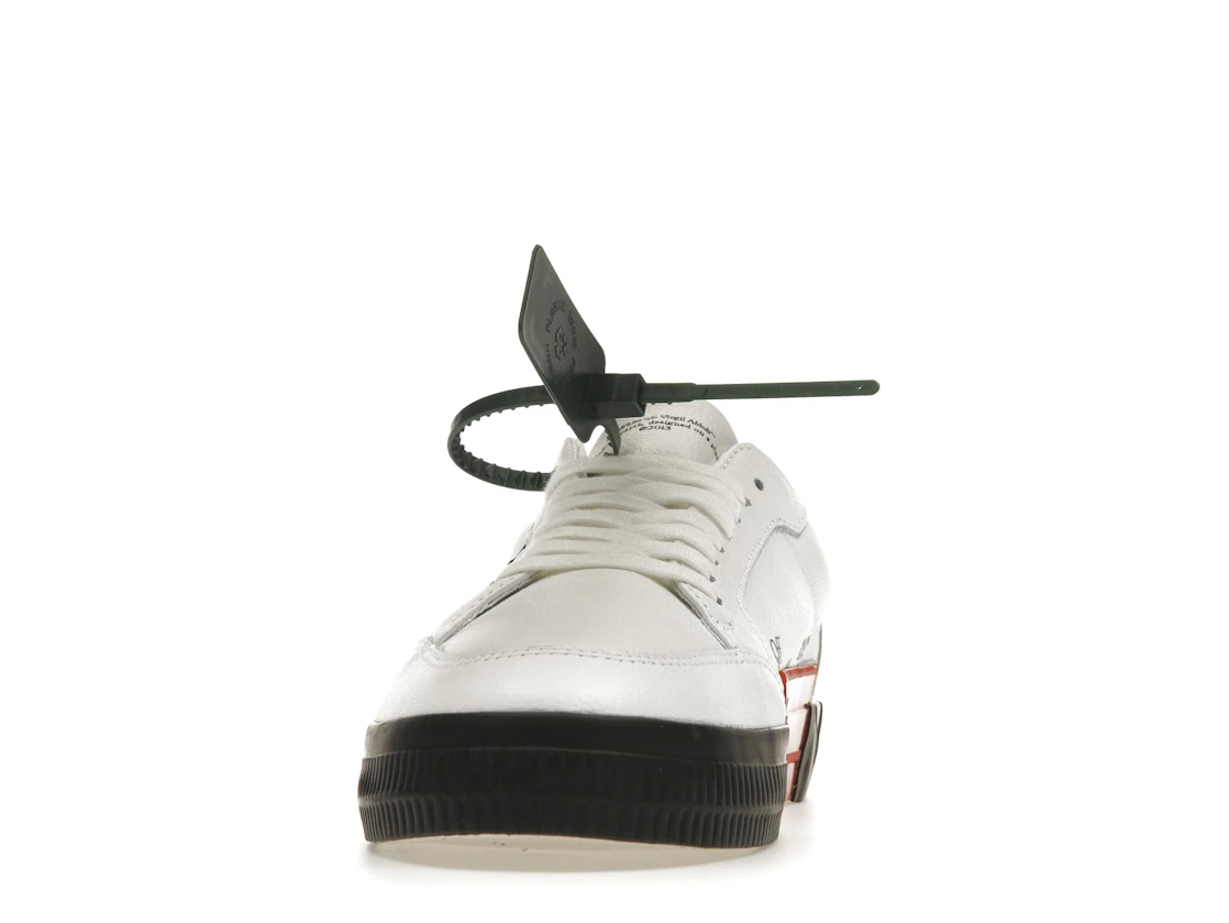 Vue 11 de OFF-WHITE Vulc Low Leather White Black SS22