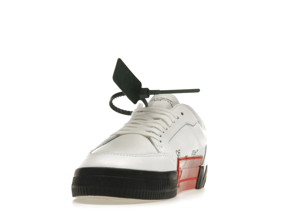 Vue 12 de OFF-WHITE Vulc Low Leather White Black SS22