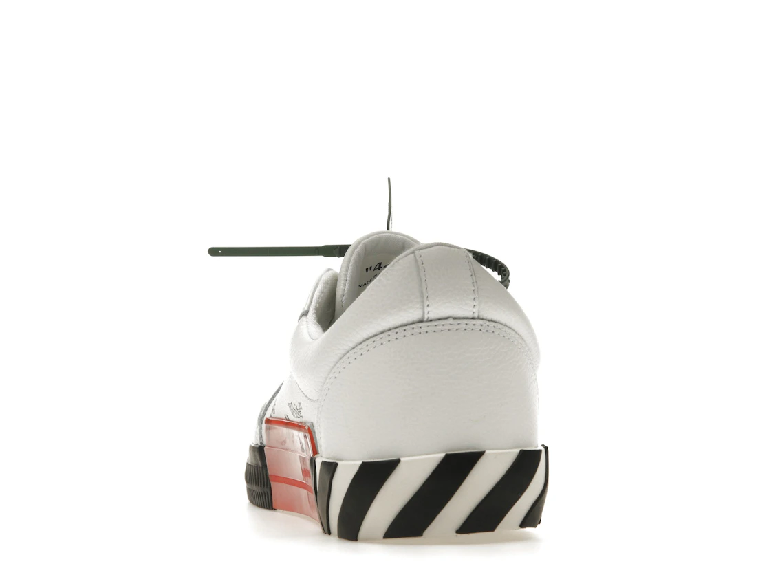 Vue 27 de OFF-WHITE Vulc Low Leather White Black SS22