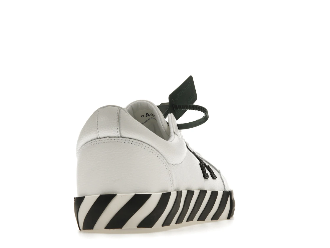 Vue 30 de OFF-WHITE Vulc Low Leather White Black SS22