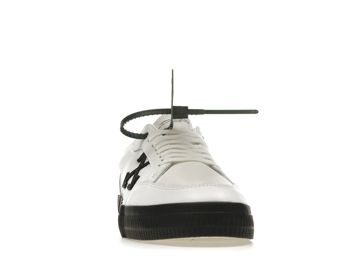 Vue 9 de OFF-WHITE Vulc Low Leather White Black SS22