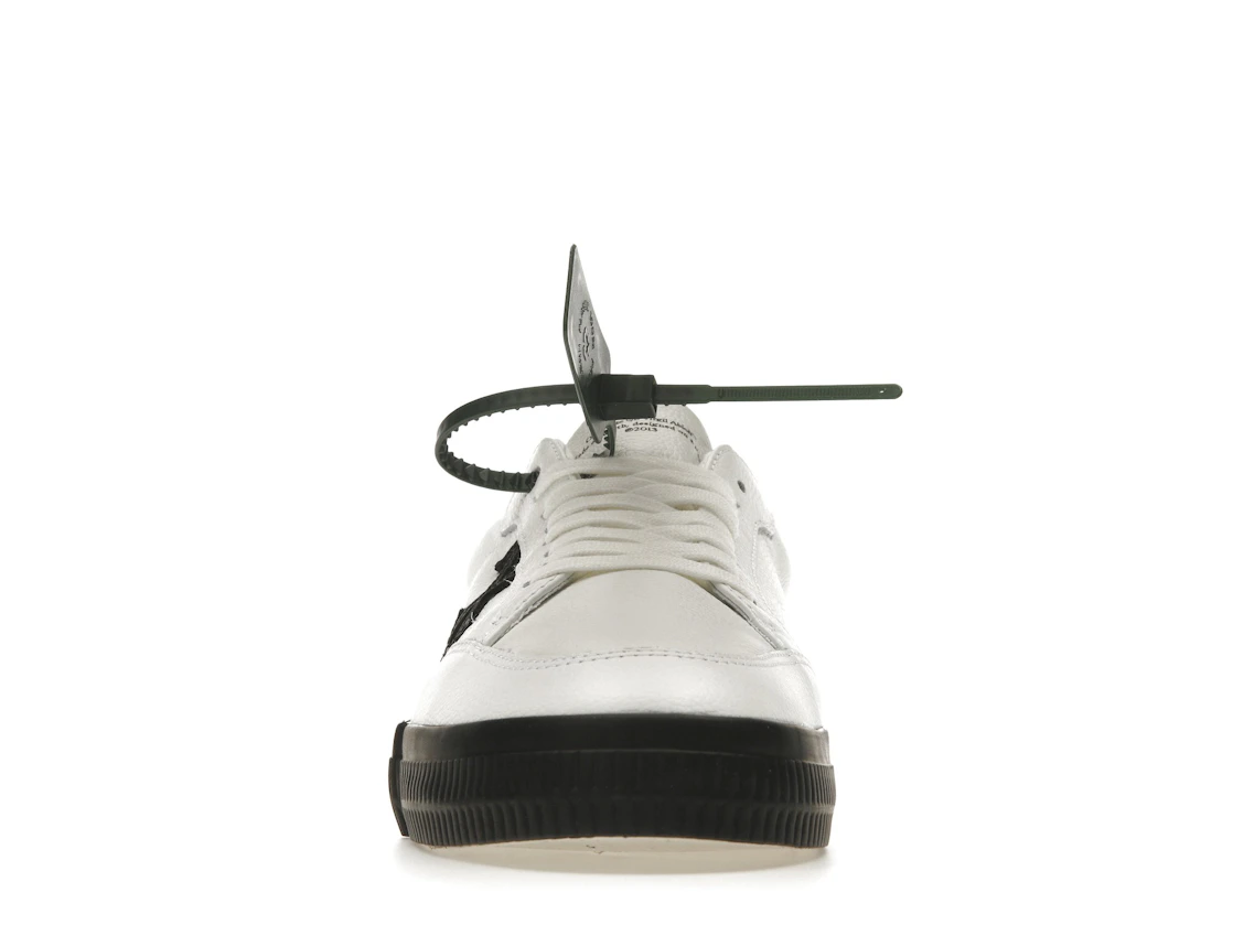 Vue 10 de OFF-WHITE Vulc Low Leather White Black SS22
