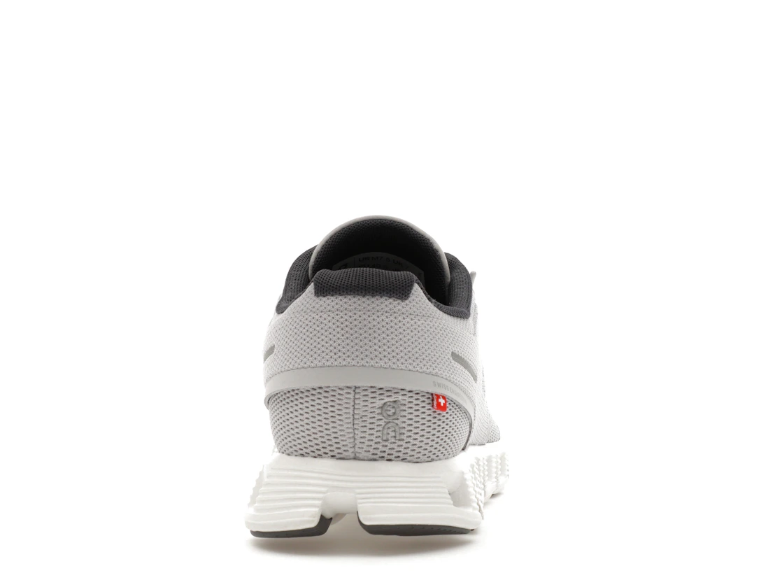 Vue 28 de On Running Cloud 5 Glacier Grey White