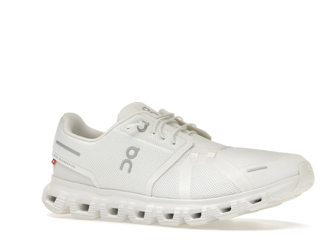 Vue 4 de On Running Cloud 6 All White